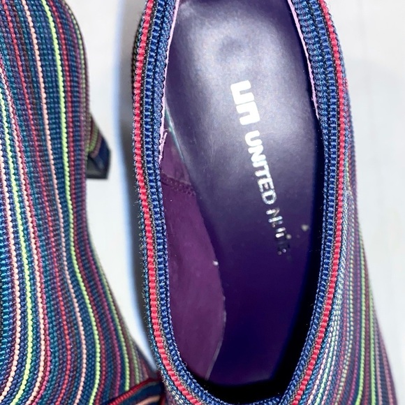 NWOT United Nude Fold Hi Multi-Colored Ankle Booties in Fruit Punch, Size 6.5 - Picture 8 of 13